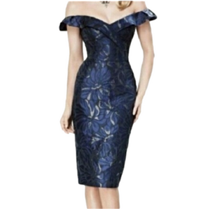 Truly by Zac Posen Formal Cocktail Evening Dress Off-Shoulder - Women’s sz 2